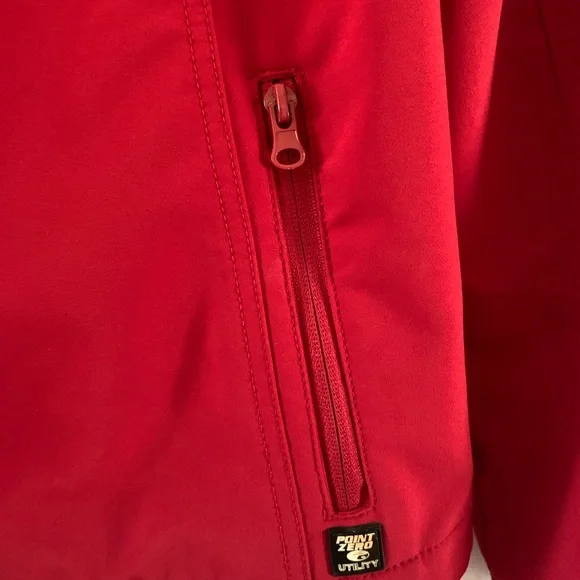 Point Zero Red Utility Jacket - Picture 3 of 5